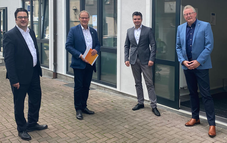 Gast aus dem Rathaus