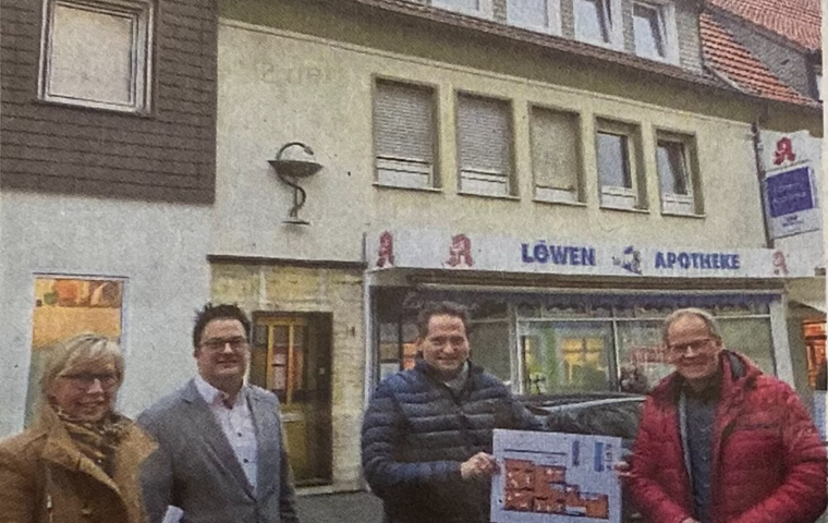 Apotheke wird zum Mietbüro - Immobilienprojekt